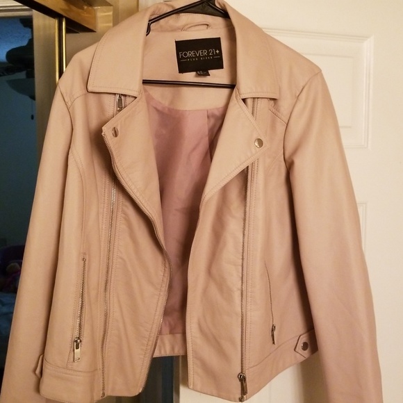 Forever 21 Jackets & Blazers - Blush Moto Jacket 🎉Host Pick🎉